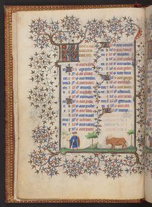 Libro delle Ore, Add MS 32454 f.3v, Francia da French School