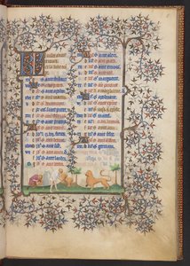 Libro delle Ore, Add MS 32454 f.5r, Francia da French School