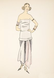 Boubangui, da una collezione di figurini di moda da French School