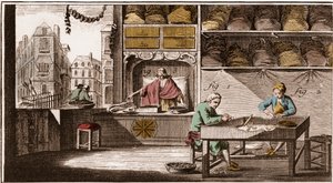 Bouchonnier, fabbricazione di tappi di sughero - 