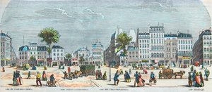 Boulevard des Filles du Calvaire e Boulevard du Temple - Rue Pont aux Choux - Rue des Filles-du-Calvaire - Rue Saintonge - Incisione in 