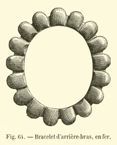 Bracciale per avambraccio, in ferro da French School