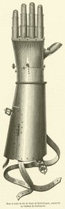 Braccio e mano di ferro di Goetz di Berlichingen, conservati al castello di Jaxthausen da French School