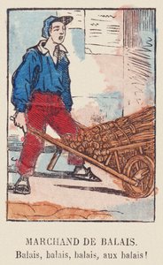Venditore di scope. Scope, scope, scope, scope!, intorno al 1819