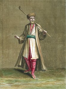 Costume bulgaro, illustrazione da Recueil de Costumes du Levant, 1707-8 da French School