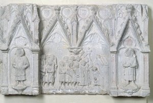 Scena di sepoltura (davanti alla bara)