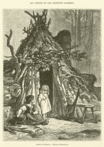 Capanna del boscaiolo da French School