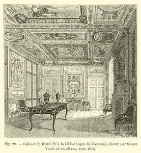 Gabinetto di Enrico IV alla biblioteca dell