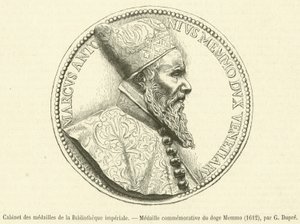 Gabinetto delle medaglie della Biblioteca Imperiale, medaglia commemorativa del doge Memmo da French School