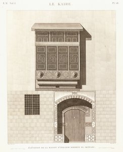 Il Cairo: elevazione della casa di Ibrahim Kikheyd el Sennary da French School