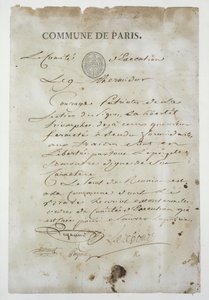 Appello di Maximilien de Robespierre a unirsi alla Comune, 9 Termidoro An 2 (27 luglio 1794)