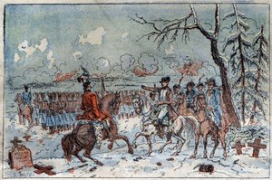 Campagna di Prussia e Polonia (1806-1807): "Napoleone I (1769-1821) sul campo di battaglia di Eylau l