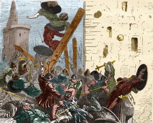 Cattura di Carcassonne durante la crociata contro gli Albigesi nell
