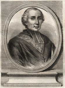 Cardinale Francois-Nicolas-Madeleine (Francois Nicolas Madeleine) Morlot 1795-1862 - Arcivescovo di Parigi e Cardinale da French School