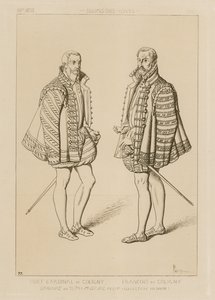 Cardinale Odet de Coligny (1517-1571) e François de Coligny (1557-1591) da French School