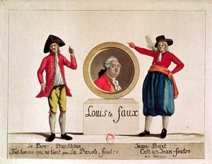 Caricatura di Luigi XVI, Louis le Faux, da Le Pere Duchesne, giugno 1791