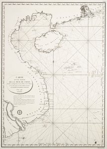 Carta di una parte del Mare della Cina disegnata al Depot des Cartes et Plans de la Marine, sulle osservazioni del Vice-Ammiraglio Rosili, e pubblicata per ordine del Ministro. l