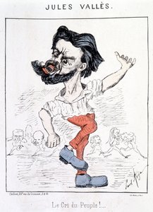 Cartone di Jules Vallès - in "Il grido del popolo!"