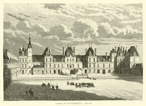 Castello di Fontainebleau da French School