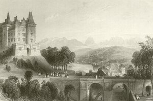 Castello di Pau, luogo di nascita del re Enrico IV da French School
