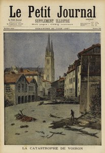 Inondazioni catastrofiche a Voiron, Francia, 1897