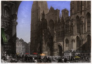 Cattedrale di Rouen da French School