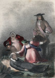 Caterina I di Russia (Marta Elena Skavronska, poi Marfa Samuilovna Skavronskaya) - Caterina I (1684 - 1727), bambina, trova il Pastore Skovronski, il pastore che l