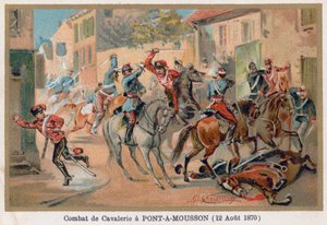 Combattimento di cavalleria a Pont-à-Mousson da French School