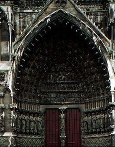 Portale Centrale della Facciata Ovest raffigurante il Giudizio Universale (foto) da French School