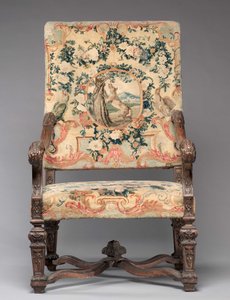 Sedia, fabbricata dalla Savonnerie Factory, prima del 1717 da French School