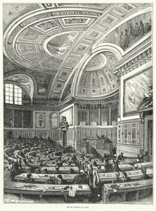 Chambre des Pairs, camera alta del parlamento francese dal 1814 fino alla sua abolizione dopo la Rivoluzione del 1848 da French School