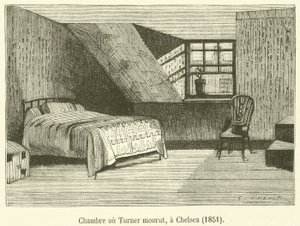 Camera dove morì Turner, a Chelsea da French School