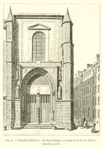 Cappella Saint-Yves, rue Saint-Jacques, all