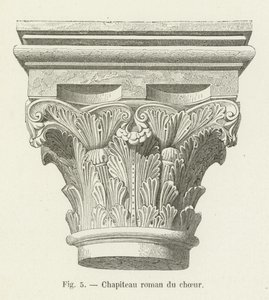 Capitello romanico del coro