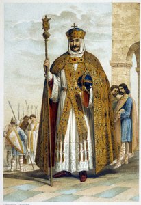 Carlo Magno (742 - 814) da French School