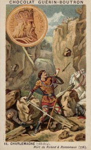 Carlo Magno e la morte di Rolando a Roncisvalle, 778