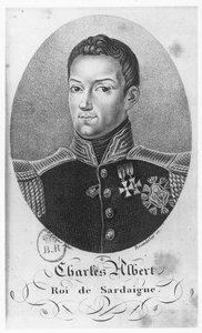 Carlo Alberto, Re di Sardegna (incisione) da French School