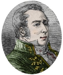 Charles Augustin Coulomb (1736-1806), scienziato, ingegnere, fisico - Incisione in 
