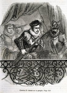 Carlo IX che spara sulla gente - in 