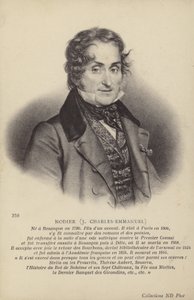 Charles Nodier (1780-1844), romanziere e scrittore francese di racconti (litografia) da French School