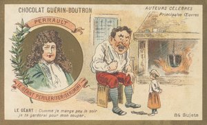 Charles Perrault (1628-1703), letterato francese, autore di “Il gigante Perileriferigerimini” da French School