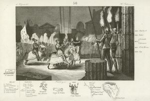 Carlo VIII di Francia entra trionfante a Roma, 1494 da French School