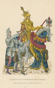 Carlo VII di Francia da French School
