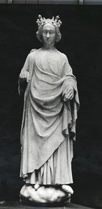 Carlo VI, re di Francia, dal Palazzo di Giustizia di Poitiers, originale fine XIV secolo (calco in gesso) da French School