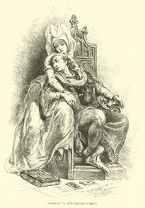 Carlo VI e Odette da French School