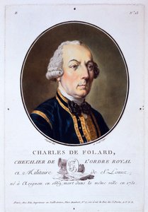 Charles de Folard, da Portraits des grands hommes, femmes illustres, et sujets memorables de France, pubblicato 1787-92 da French School