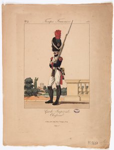 Chasseur della Guardia Imperiale, truppe francesi n. 4 da French School