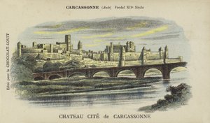 Cittadella di Carcassonne, Carcassonne, Aude da French School