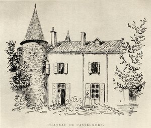 Chateau de Castelmore, dai Memoires de Charles de Batz-Castelmore Comte d
