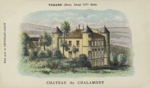 Castello di Chalamont, Tarare, Rhône da French School
